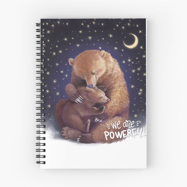 Item preview, We are POWERFUL with Bearhug designed and sold by MonKeeMAMA.