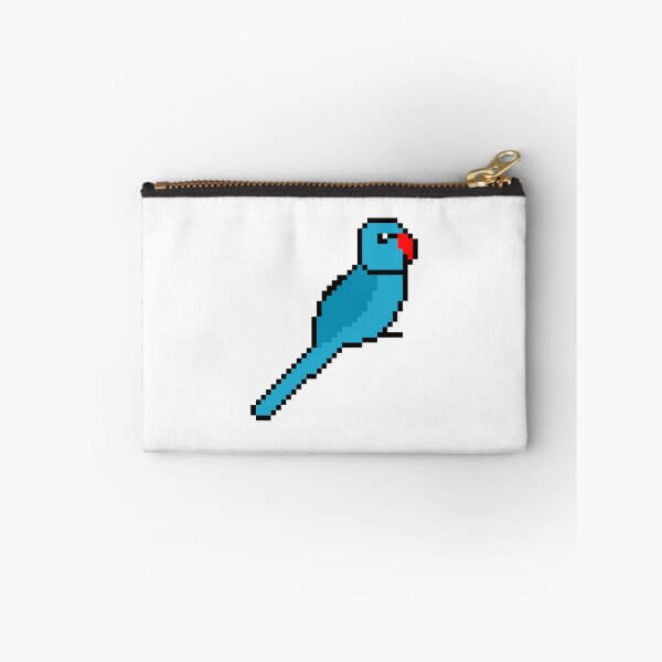 Item preview, Pixel Art Blue Ringneck designed and sold by Sauropsida.