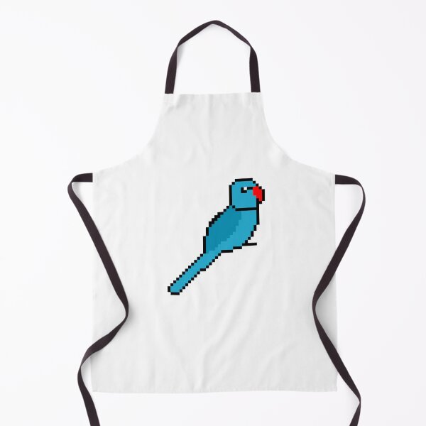 Item preview, Pixel Art Blue Ringneck designed and sold by Sauropsida.