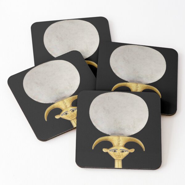 Item preview, Ancient Egyptian Hathor Headed Hand Mirror (2) designed and sold by DotorEaon.