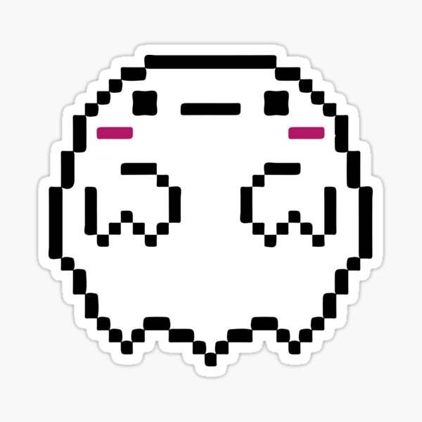 Ghost Pixel Sticker
