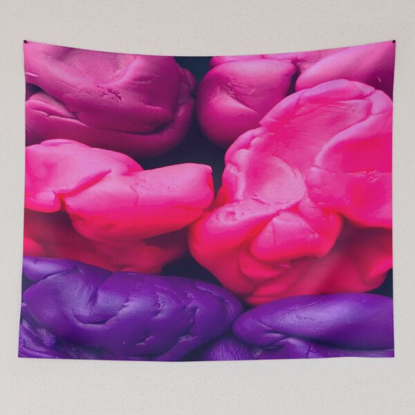 Item preview, play doh colour pattern Melbourne art designed and sold by TramsmashGuy.