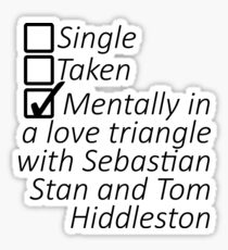 Sebastian Stan and Tom Hiddleston Sticker
