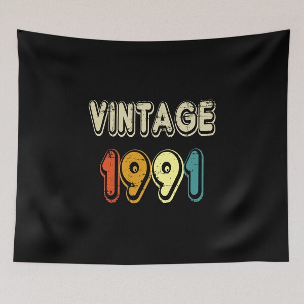 Aperçu de l'œuvre Vintage 1991 / 30e anniversaire / 30e cadeau d'anniversaire / 30e anniversaire meilleur ami / Est 1991/1991 créée et vendue par tigerro18.