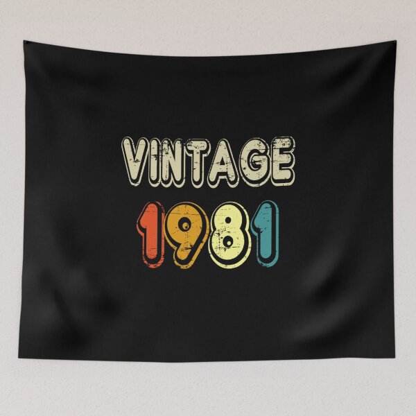 Item preview, Vintage 1981/ 40th Birthday Party/ 50th Birthday Gift/ 40th Birthday Best Friend/ Est 1981/ 1981 designed and sold by tigerro18.