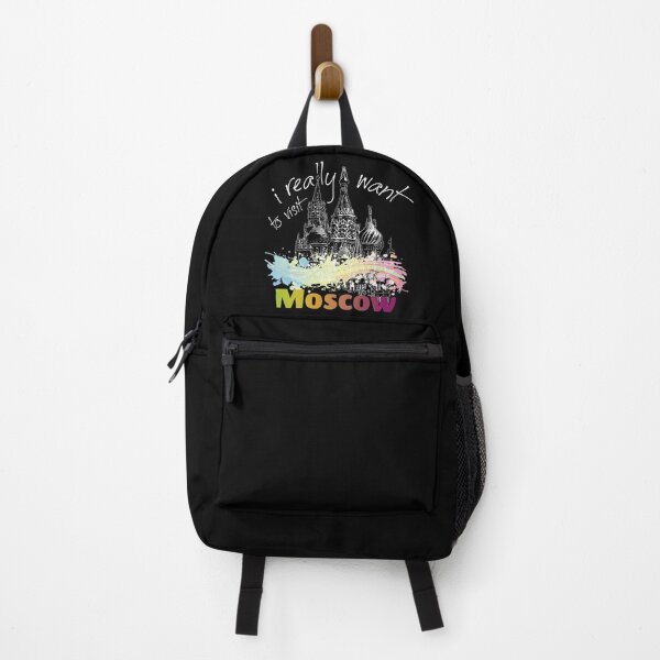Item preview, I really want to visit Moscow - light print for dark backgrounds designed and sold by TournesolTintin.