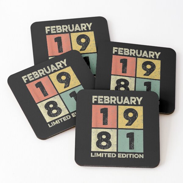 Item preview, Born In February 1981 40th Birthday Decorations Gifts 40 Yr  designed and sold by sariyahharry.
