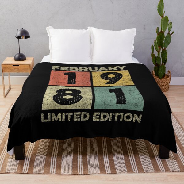 Item preview, Born In February 1981 40th Birthday Decorations Gifts 40 Yr  designed and sold by sariyahharry.