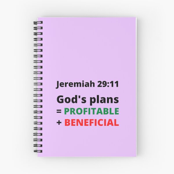 Item preview, Jeremiah 29:11 God's plans = profitable + beneficial designed and sold by MGonline.