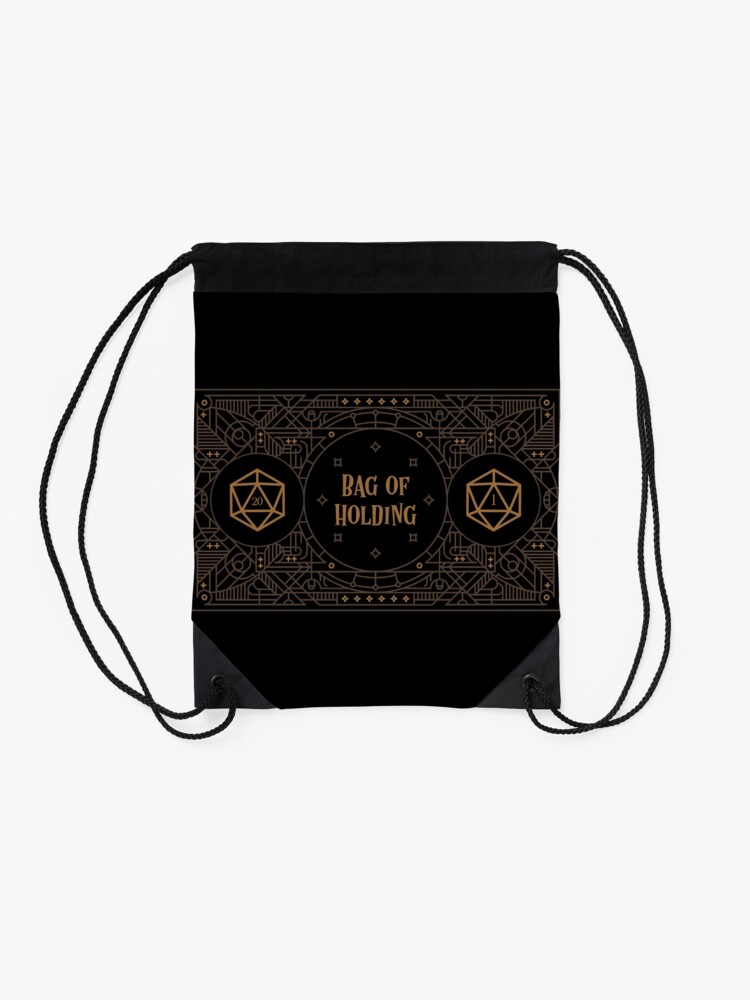 Alternate view of Bag of Holding Tabletop RPG Gaming Drawstring Bag