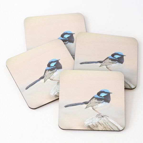 Item preview, The Blue wren of happiness designed and sold by ArtbyBodge.