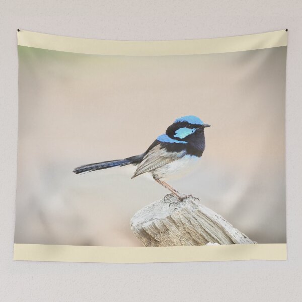 Item preview, The Blue wren of happiness designed and sold by ArtbyBodge.