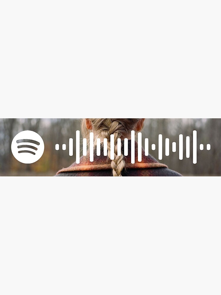 "evermore spotify code" Sticker by emilyfdowell Redbubble