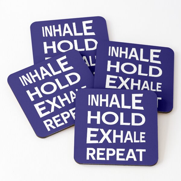 Item preview, Inhale Hold Exhale Repeat designed and sold by CatArtStore.