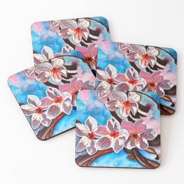Item preview, Sakura flowers Japanese Cherry Blossom designed and sold by artbymanjiri.
