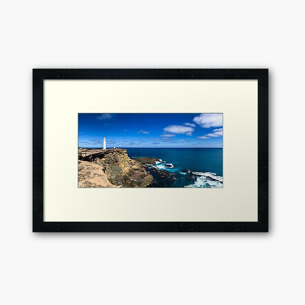 Cape Nelson Lighthouse - Portland, Australia Framed Art Print
