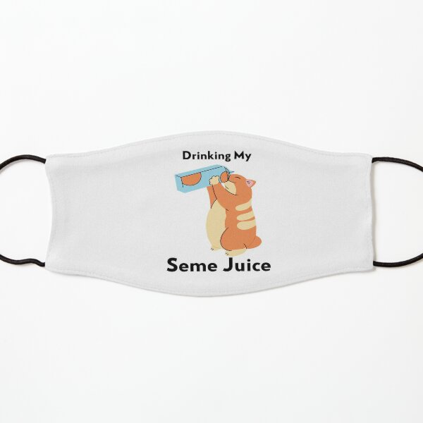 Drinking My Seme Juice Kids Mask