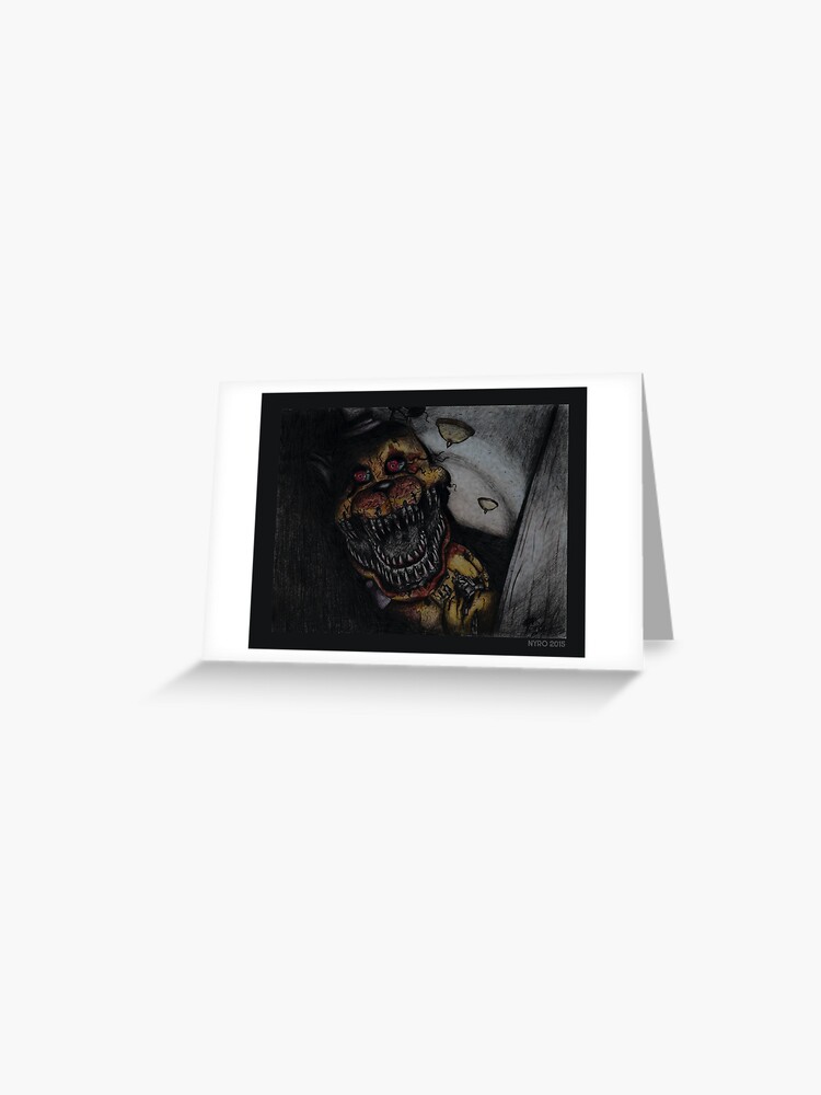 Your Worst Nightmare (Fredbear) | Greeting Card