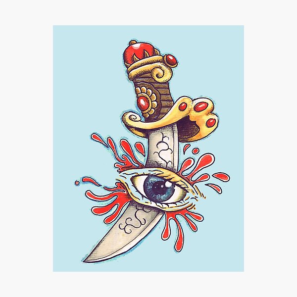 Eye Knife Tattoo - Eye Tattoo - T-Shirt | TeePublic