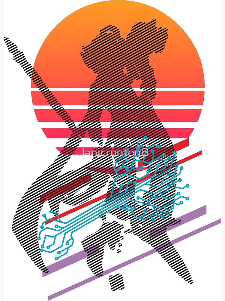 Untitled 1 Genshin Impact 80s Retro Poster By Janicrunton8 Redbubble