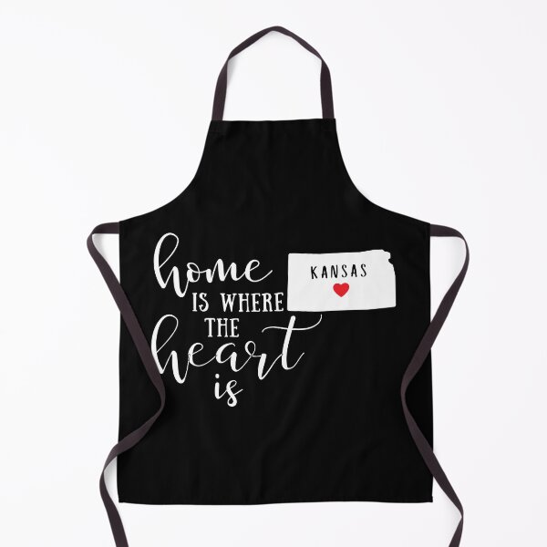 Item preview, Kansas, Home Is Where the Heart Is, Home State designed and sold by ladylaughprints.