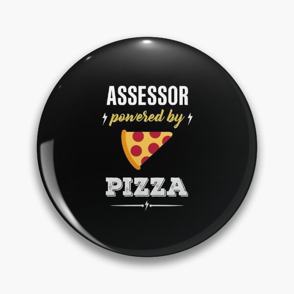 Artikelvorschau, Assessor Powered By Pizza - Funny entworfen und verkauft von HaveYouHeard.