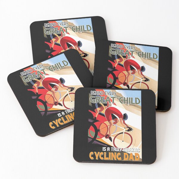 Item preview, Cycling Behind every great child is a truly amazing cycling dad designed and sold by bethwagner44100.