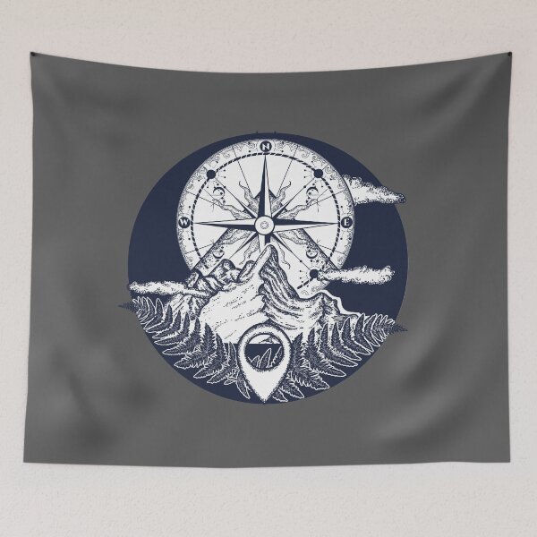 Item preview, Mountain Compass designed and sold by TEEVO ART.
