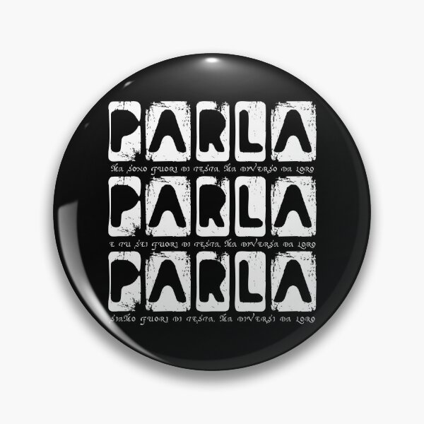 Eurovision 2021- Eurovision song contest - ESC fans - Parla Parla Parla Pin