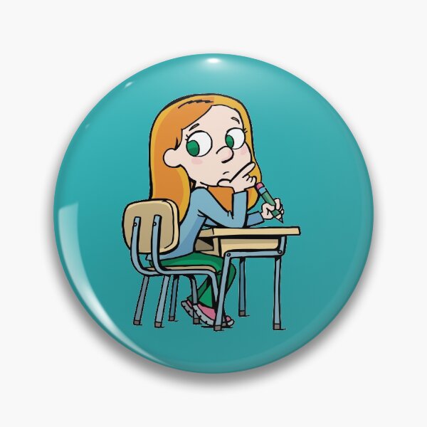 Artikelvorschau, Das Mädchen denkt über eine Aufgabe in der Schulbank nach entworfen und verkauft von duxpavlic.