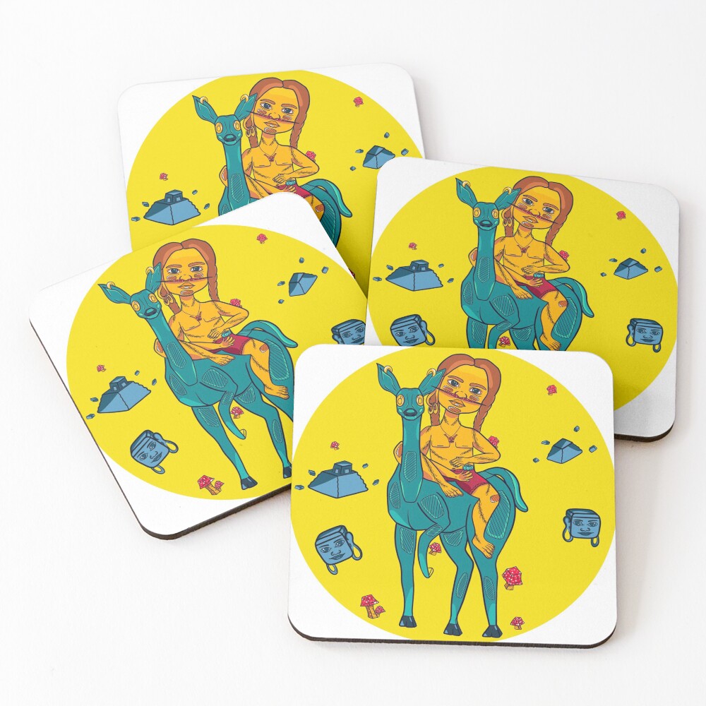 Item preview, Coasters (Set of 4) designed and sold by macuil.