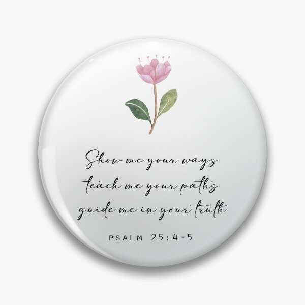 Item preview, Psalm 25, christian gift designed and sold by Aryam Quotes.