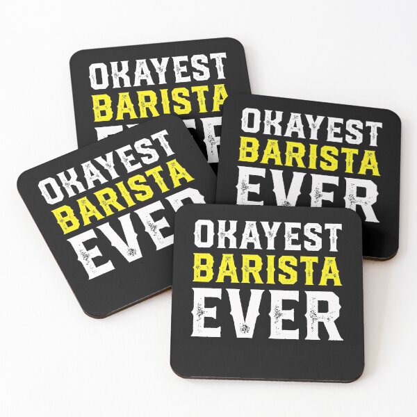 Aperçu de l'œuvre Barista Okayest Barista jamais créée et vendue par CreativeGiftShp.