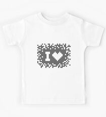 I love Pixels Graphic Designer's T-Shirt Kids Tee