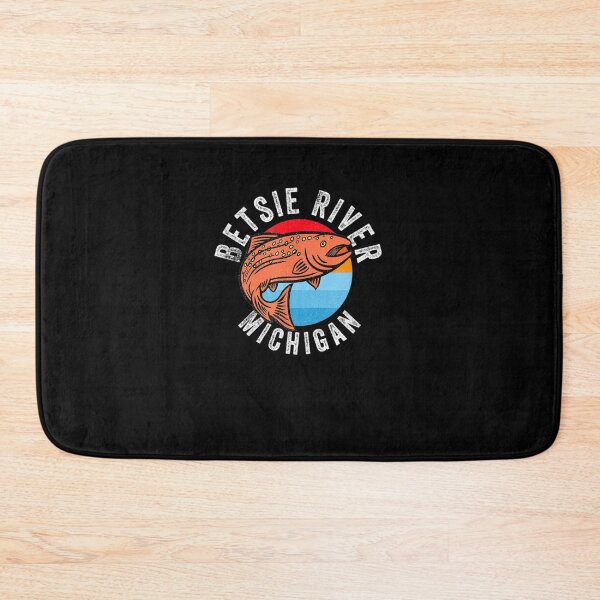 Item preview, Betsie River Michigan Salmon Fishing Gift  designed and sold by sariyahharry.