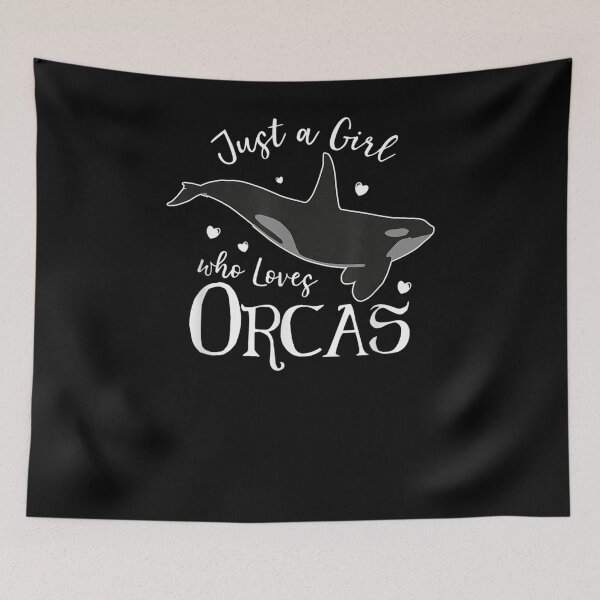 Item preview, Just A Girl Who Loves Orcas  designed and sold by sariyahharry.