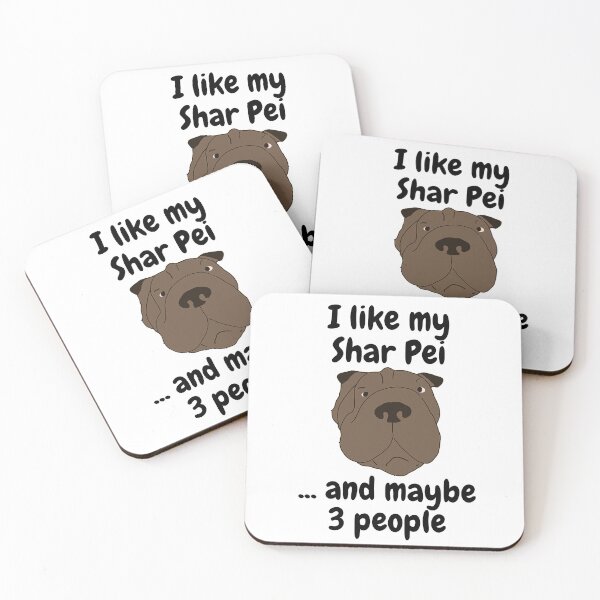 Item preview, I Like My Brown Shar Pei designed and sold by Nichestalgia.