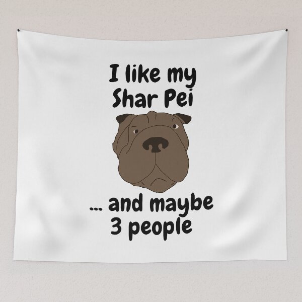 Item preview, I Like My Brown Shar Pei designed and sold by Nichestalgia.