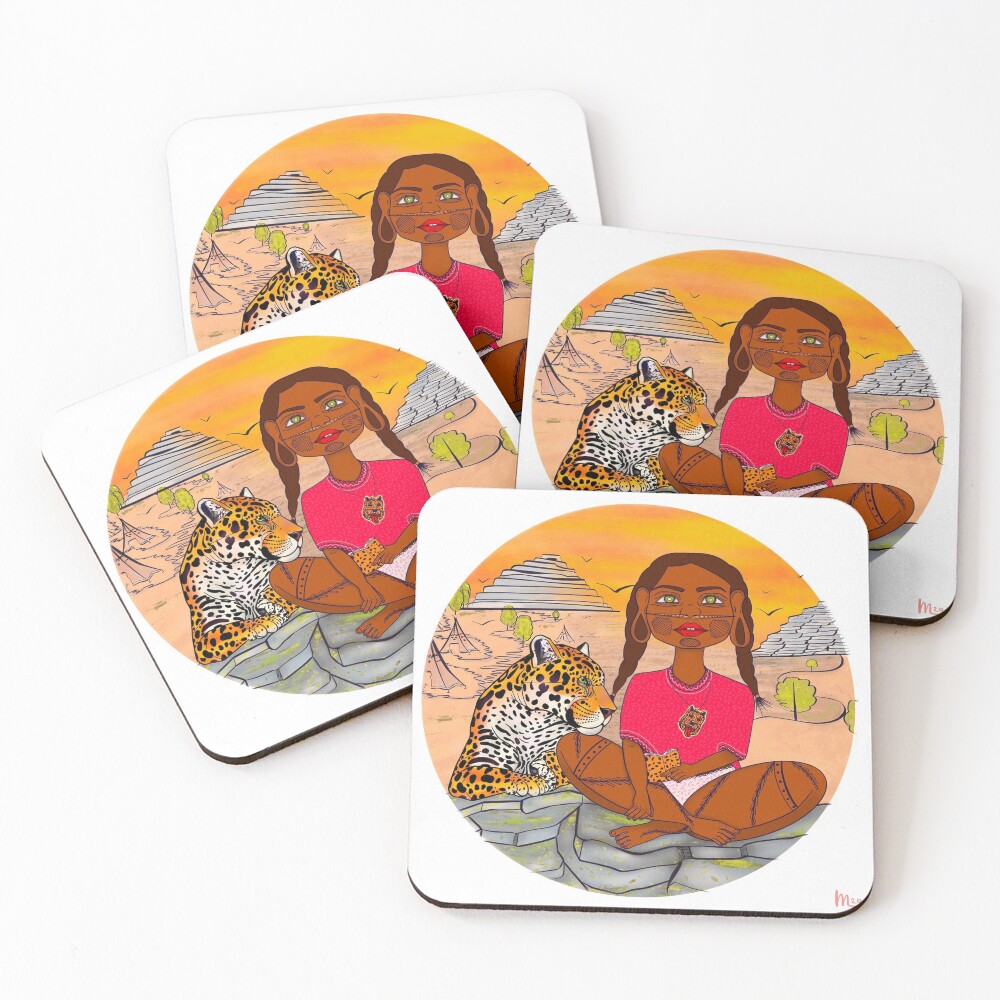 Item preview, Coasters (Set of 4) designed and sold by macuil.