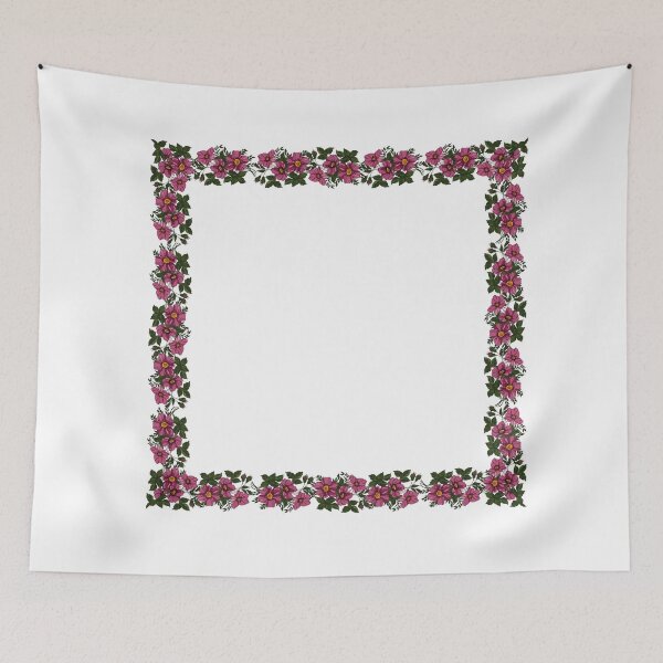 Artikelvorschau, Elegant summer decor ,pink flowers border entworfen und verkauft von natwil.