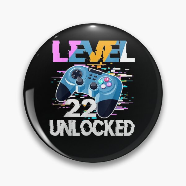 Item preview, Level 22 Unlocked Gamer 22th Birthday Gift Video Game Lovers  designed and sold by sariyahharry.