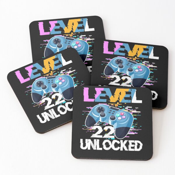 Item preview, Level 22 Unlocked Gamer 22th Birthday Gift Video Game Lovers  designed and sold by sariyahharry.