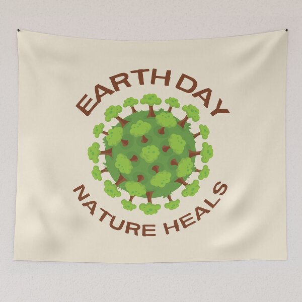 Item preview, Earth Day - Nature Heals designed and sold by Andantino.