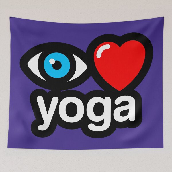 Artikelvorschau, Ich liebe Yoga - (Indigo) Ajna entworfen und verkauft von MisterSquid.