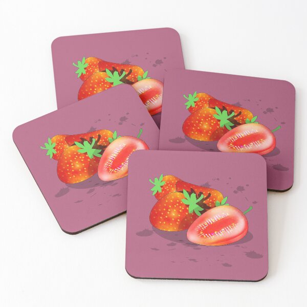 Item preview, Strawberries designed and sold by Clickcreations.