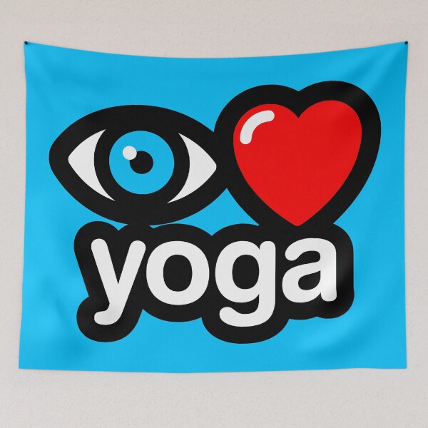 Artikelvorschau, Ich liebe Yoga - (Blau) Vishuddha entworfen und verkauft von MisterSquid.