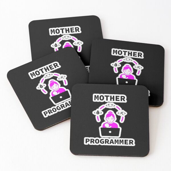 Item preview, Mother Programmer, Busy Mom, Happy Mother's Day! Software Developer, Engineer, Computer Science, Programming Humor, Dark designed and sold by Max-Wear.