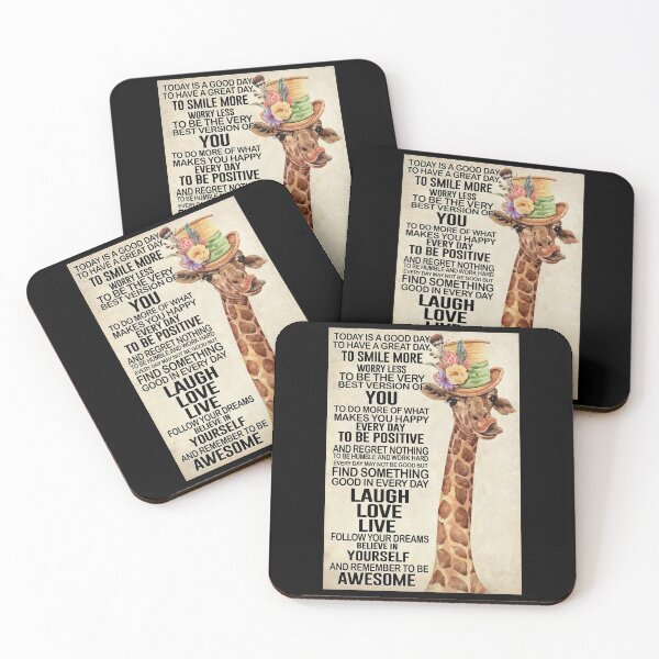 Item preview, Giraffe today is a good day to have a great day designed and sold by bethwagner44100.