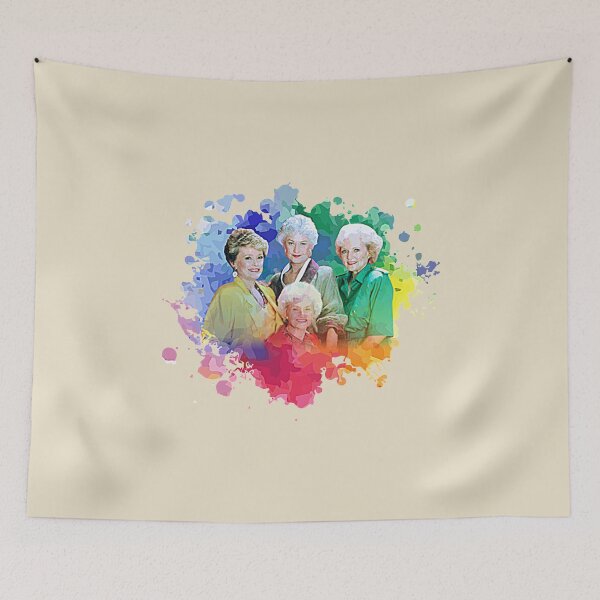 Item preview, GOLDEN GIRLS WITH COLOR SPLASH PAINTING T-Shirt designed and sold by gluco2811.