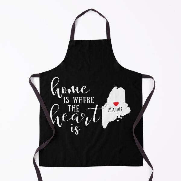 Item preview, Maine, Home Is Where the Heart Is, Home State designed and sold by ladylaughprints.